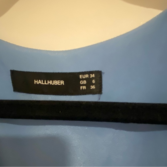 Baby Blue Hallhuber Dress - Picture 3 of 3